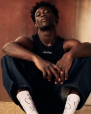 LOVE YOURZ "Essentials" Ribbed Vest Black - Image 3