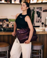 LOVE YOURZ "Woman Essentials" Ribbed Vest Black - Image 4