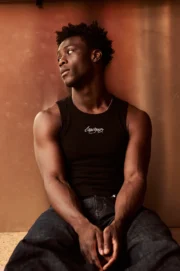 LOVE YOURZ "Essentials" Ribbed Vest Black - Image 5