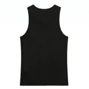 LOVE YOURZ "Essentials" Ribbed Vest Black - Image 2