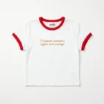 LOVE YOURZ Contrast Ringer Tee
