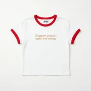 LOVE YOURZ Contrast Ringer Tee
